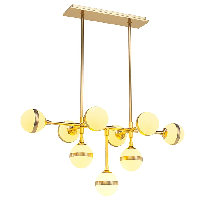 Modern Chandelier Collection 3D model image 5