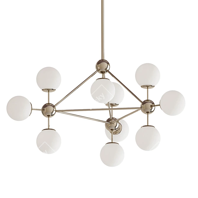 Modern Chandelier Collection 3D model image 5