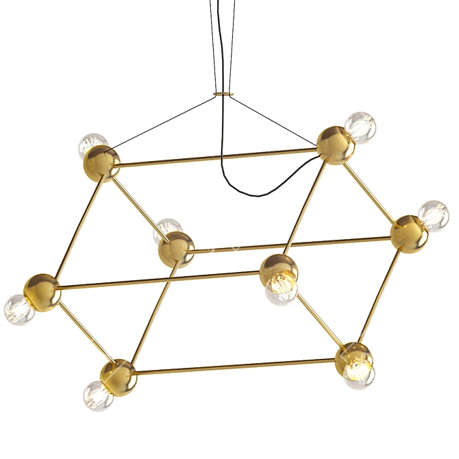 Modern Chandelier Set 60 3D model image 4