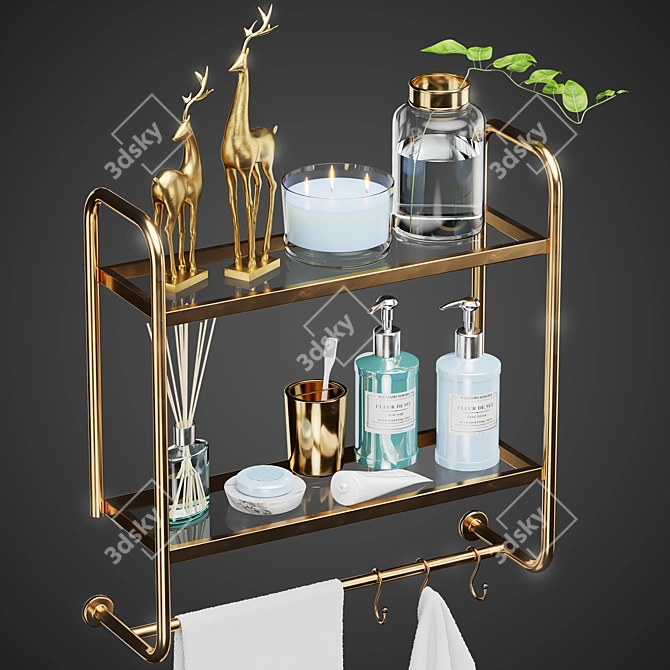 Stylish Bathroom Set: Williams-Sonoma 3D model image 2