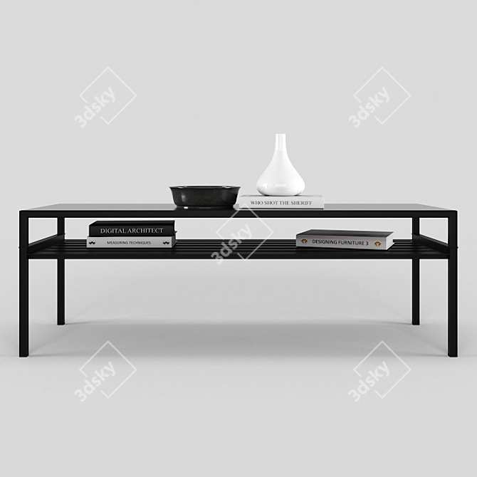 Sleek and Stylish Nyboda Coffee Tables 3D model image 2