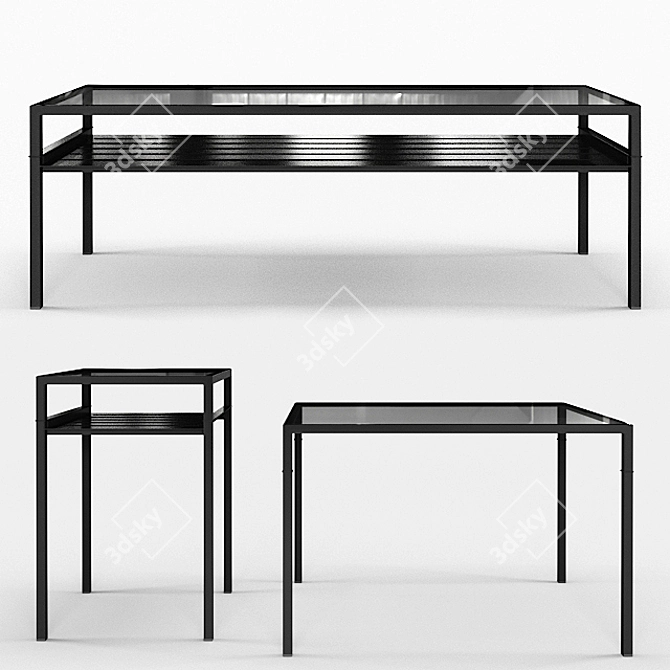 Sleek and Stylish Nyboda Coffee Tables 3D model image 4