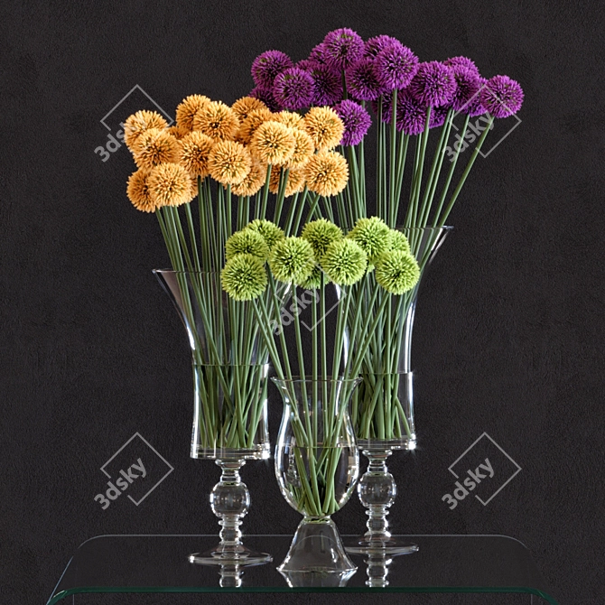 Allium Blossom: VG Newtrend Vases 3D model image 1