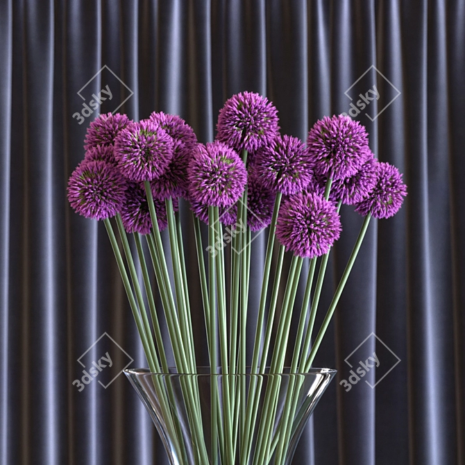 Allium Blossom: VG Newtrend Vases 3D model image 2