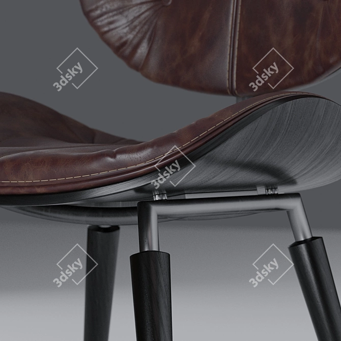 Gariart Leather Chair 3D model image 5
