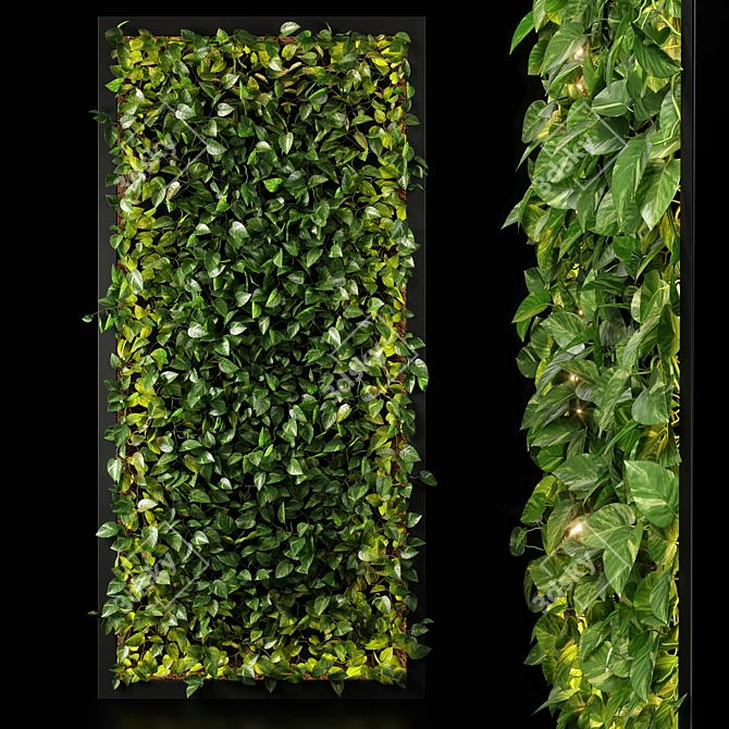 Versatile Vertical Garden 10: Stunning Design, UV Mapped & Multiple Render Options 3D model image 1