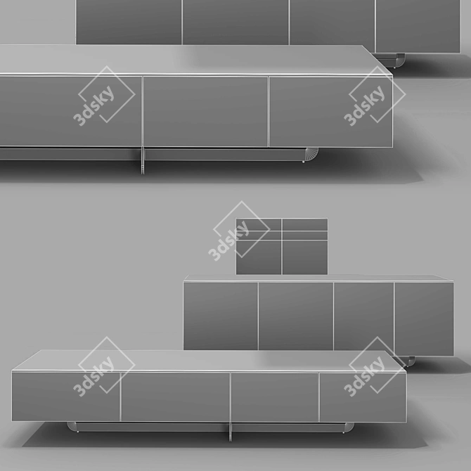 Modern Space1 Storage Solution 3D model image 10