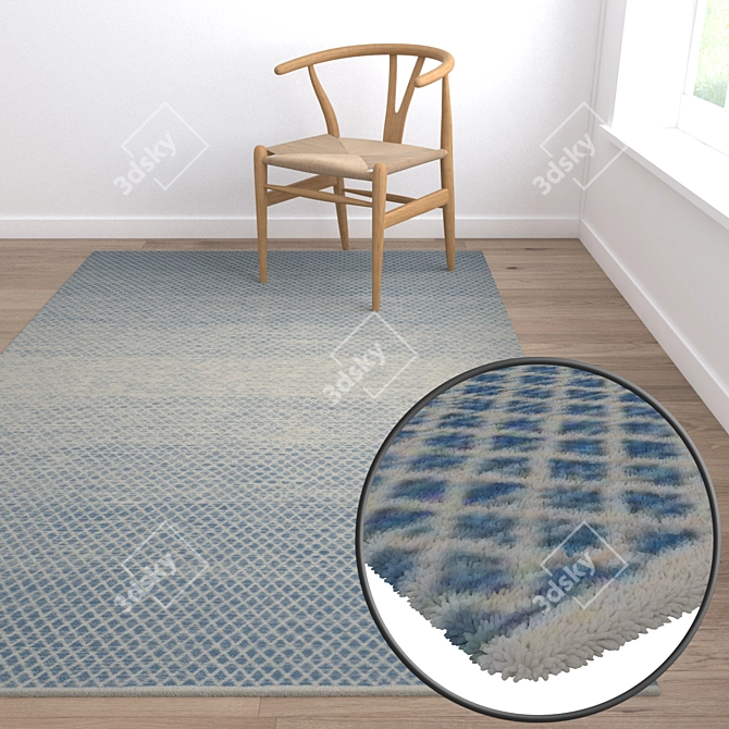 High-Quality Carpet Set 3D model image 5