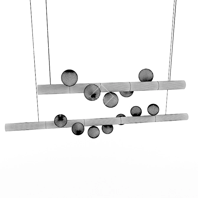 Shiningmoon Pendant Lighting: Elegant and Versatile 3D model image 2