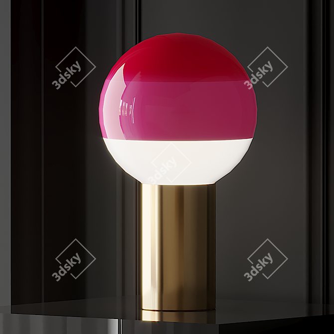 Dipping Light Table Lamp: A Sublime Illumination 3D model image 3