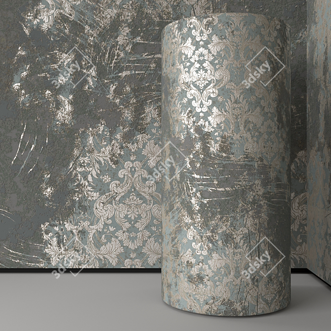 Seamless Decorative Plaster 3D model image 2