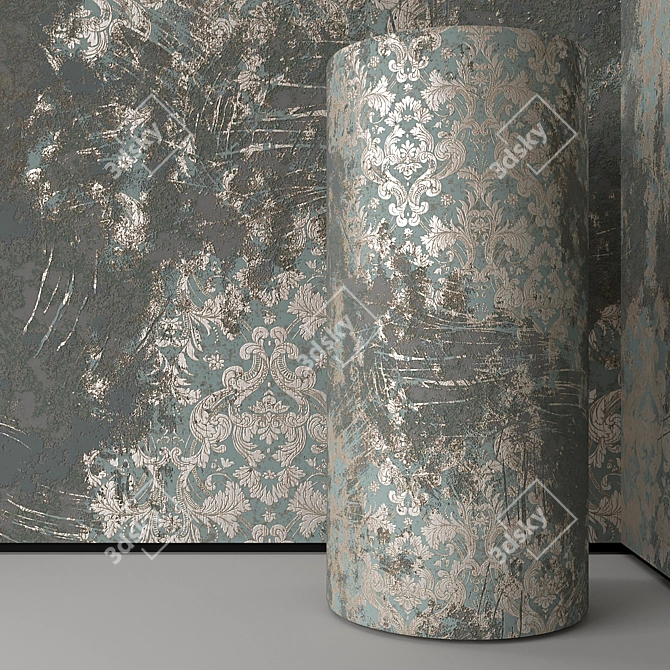 Seamless Decorative Plaster 3D model image 4