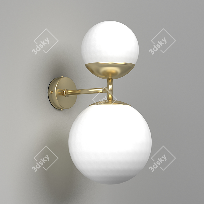 TATO Italia Biba Applique: Elegant Wall Light 3D model image 1