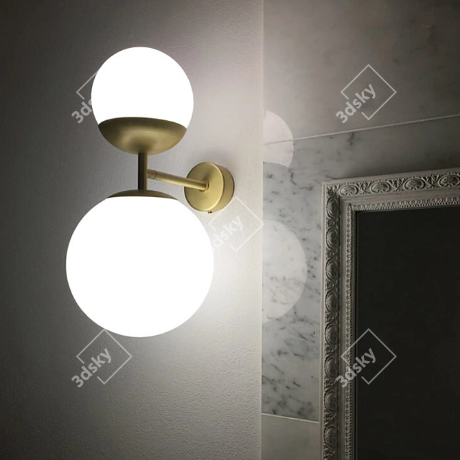 TATO Italia Biba Applique: Elegant Wall Light 3D model image 5