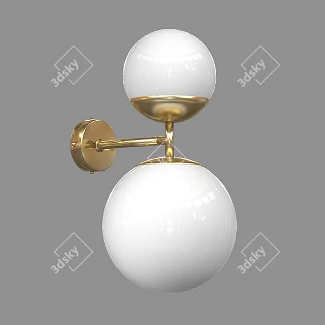 TATO Italia Biba Applique: Elegant Wall Light 3D model image 6