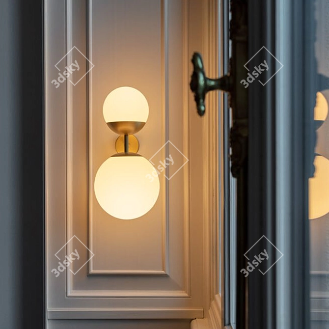 TATO Italia Biba Applique: Elegant Wall Light 3D model image 8