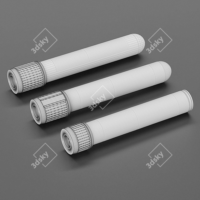 COVID-19 Test Tubes 3D model image 2