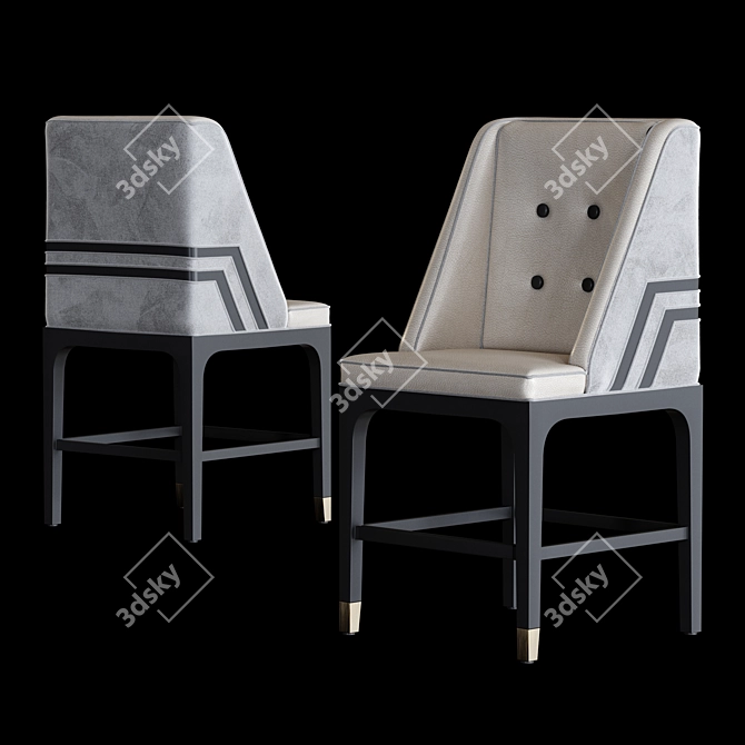 Luxury Rafauli Stool 3D model image 1