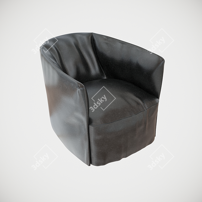 Santa Monica Armchair: Poliform Quality 3D model image 1