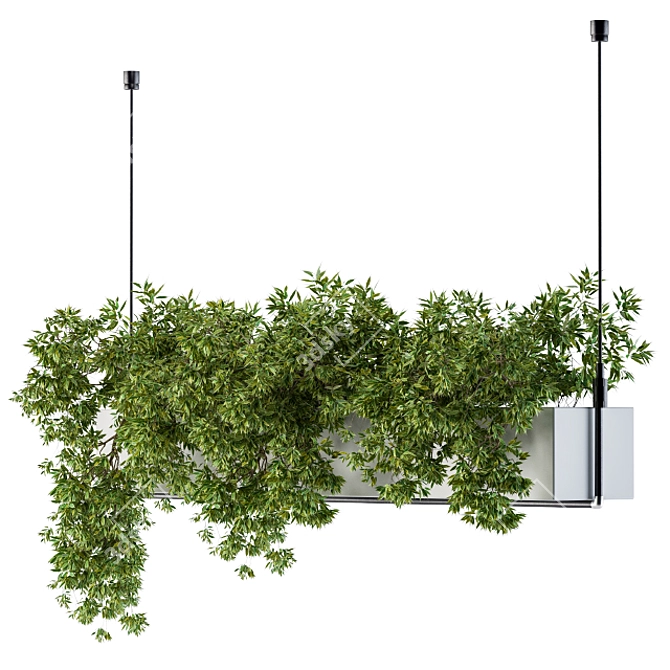 Elevated Greenery Box 3D model image 1