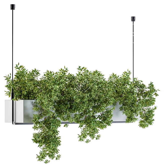 Elevated Greenery Box 3D model image 4