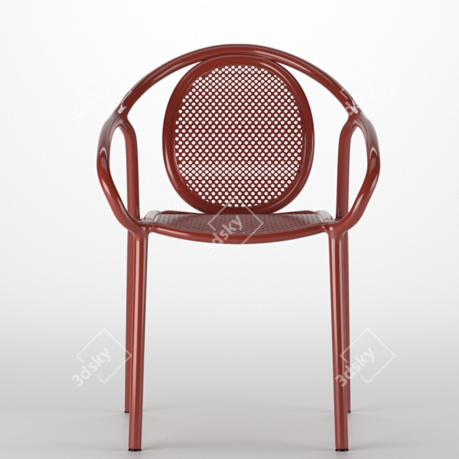 Modern Outdoor Dining Chair 3D model image 1