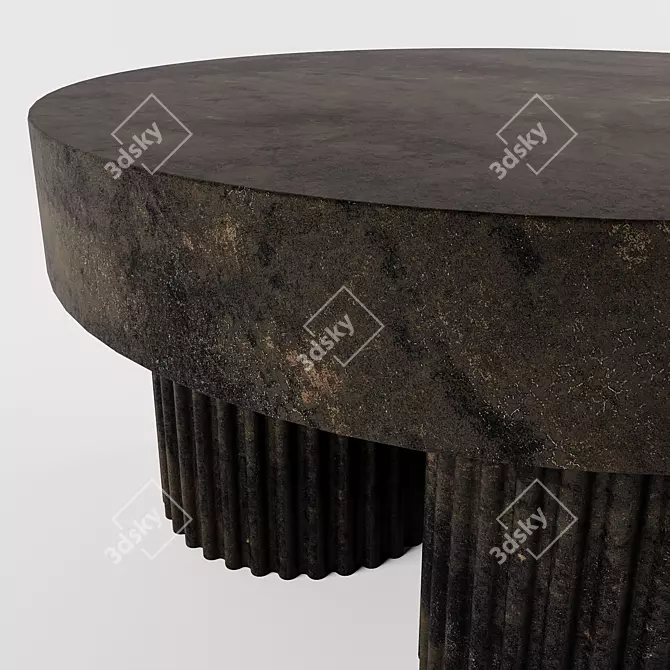 Sculptural Greek-inspired Concrete Coffee Table 3D model image 4