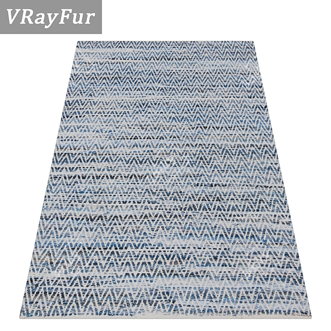 Title: Luxury Carpet Set - High Quality Textures 3D model image 2