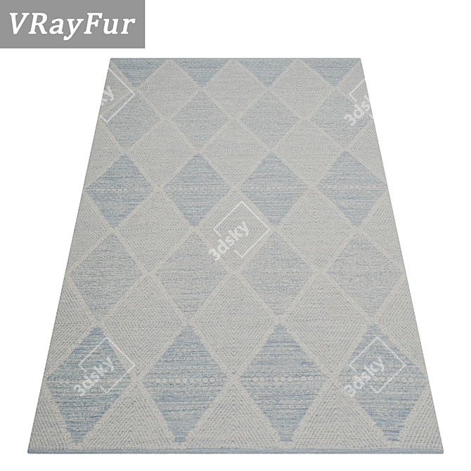 Luxury Carpet Set: High-Quality Textures 3D model image 2