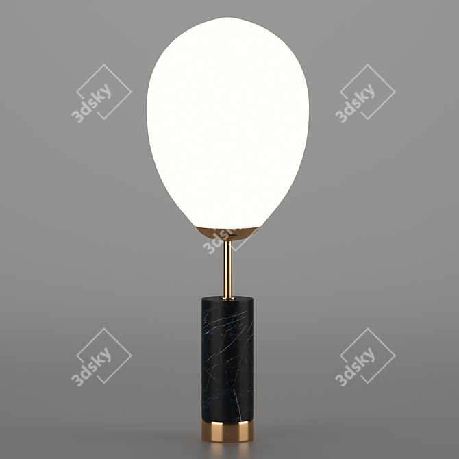 Elegant Adrian Table Lamp 3D model image 1