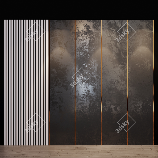 Customizable Wall Panel & Headboard - izgolovie 10 3D model image 1