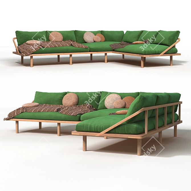 Bohemian Dreamer Couch 3D model image 1