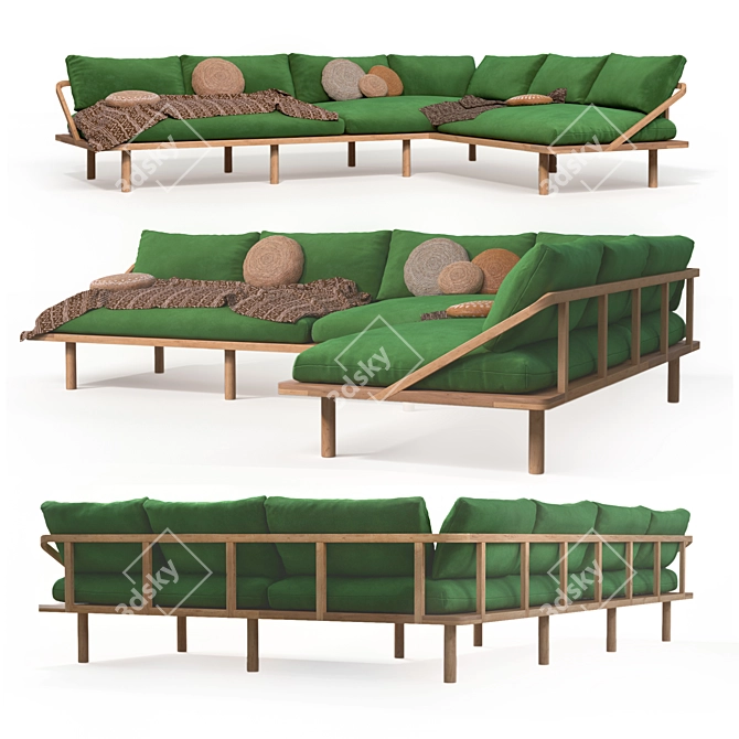 Bohemian Dreamer Couch 3D model image 5