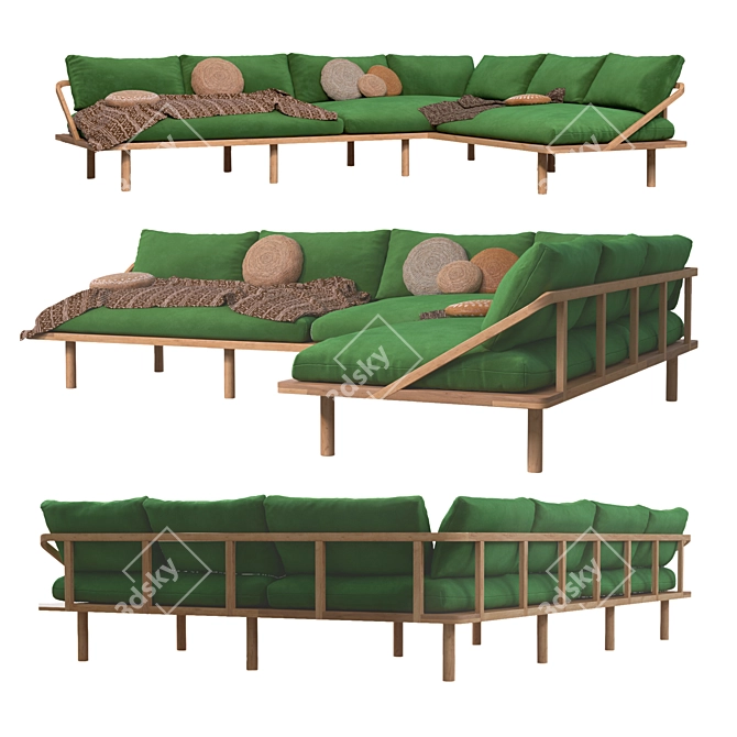 Bohemian Dreamer Couch 3D model image 6