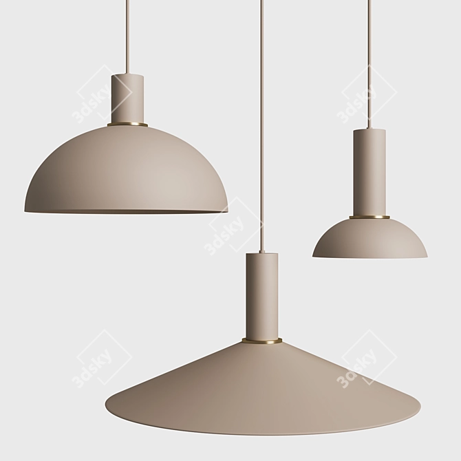 Ferm Living Cashmere Angle Shade: Elegant and Versatile 3D model image 2