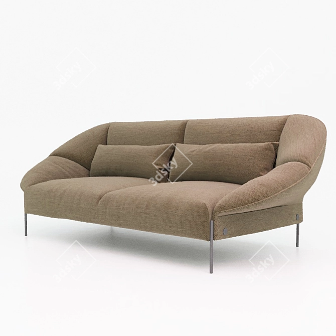 Versatile Sofa Set 3D model image 4