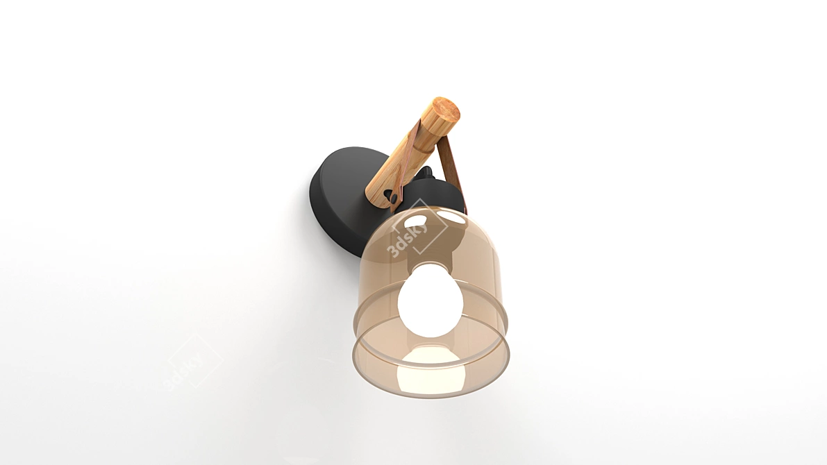 Elegant Vele Luce Sconce 3D model image 3