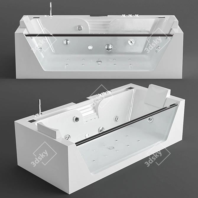 Grossman GR Acrylic Bath 3D model image 1