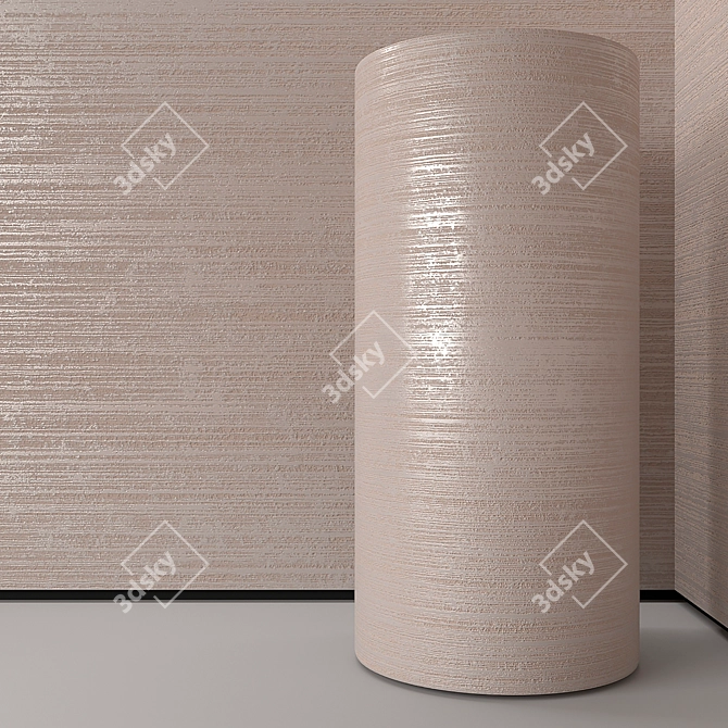 Seamless Decorative Plaster 3D model image 2