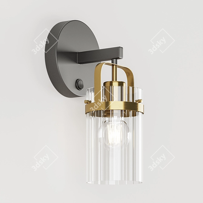 Tilda Wall Lamp: Sleek & Stylish Illumination 3D model image 1