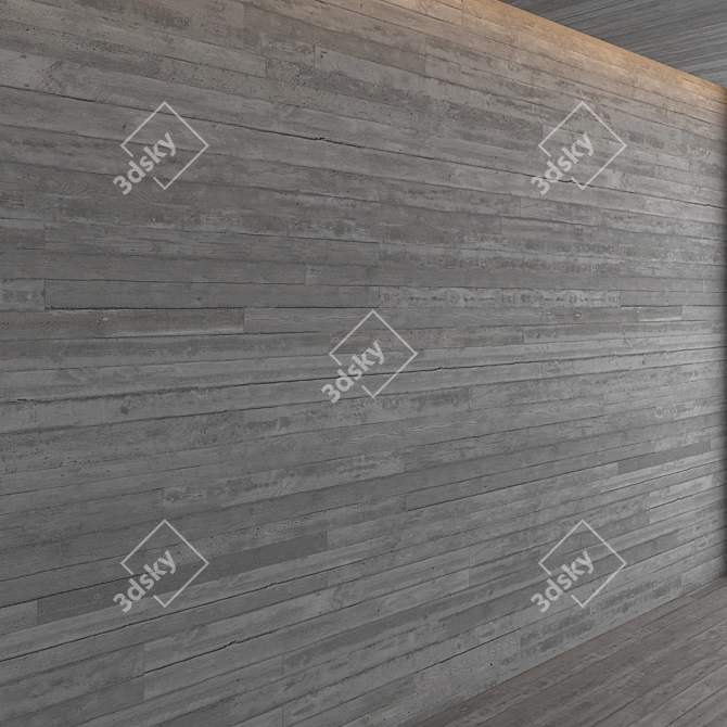 Elegant Concrete Decor 22 3D model image 2