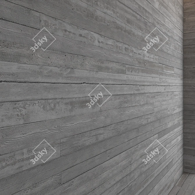 Elegant Concrete Decor 22 3D model image 3