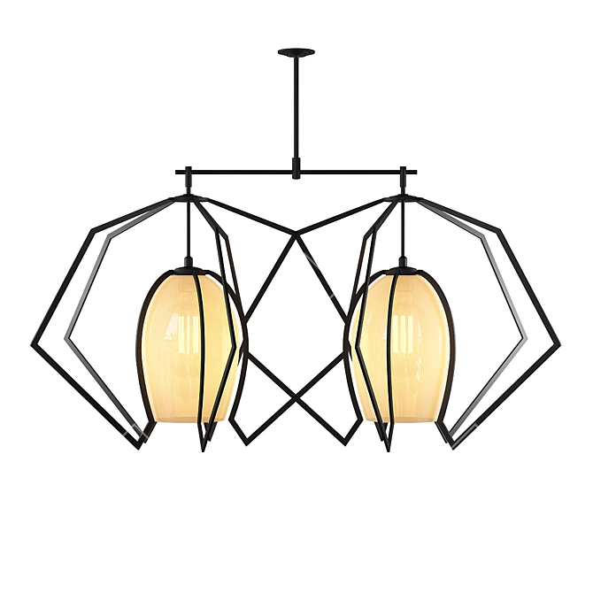 Twin Vise Suspension Lighting 3D model image 1