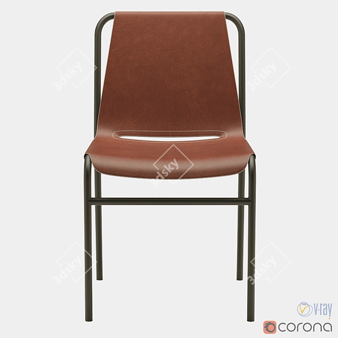 OX Denmark September Dining Chair: Sleek and Stylish Design 3D model image 2