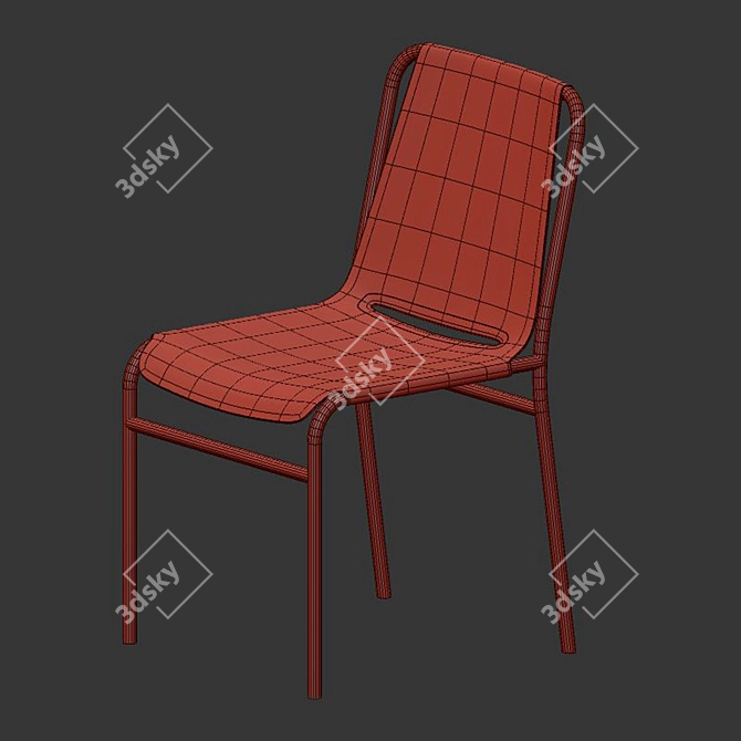 OX Denmark September Dining Chair: Sleek and Stylish Design 3D model image 4