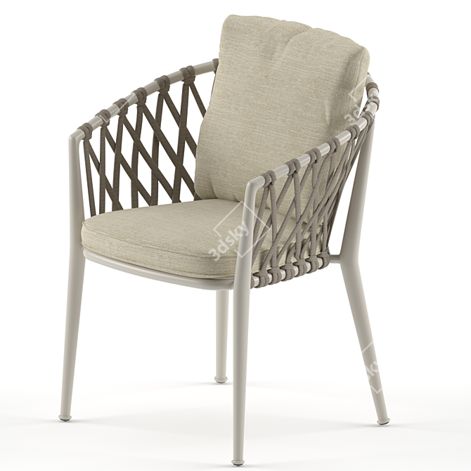 Stylish and Comfortable: Bebitalia Erica Chair 3D model image 2