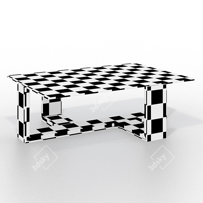 Elegant Vesper Cocktail Table 3D model image 2