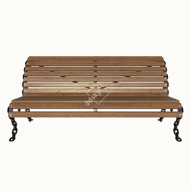 Urban Magic Bench 3D model image 2