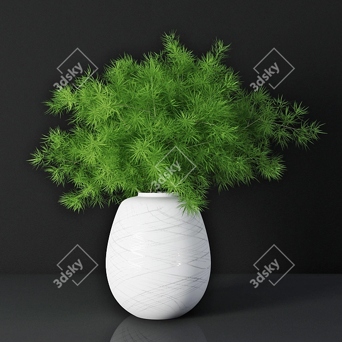 LSA Boulder Asparagus Vase 3D model image 1