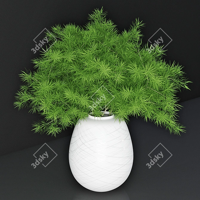 LSA Boulder Asparagus Vase 3D model image 3